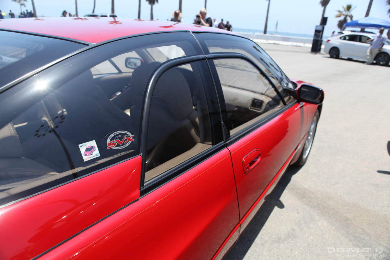 red SVX window design features