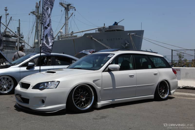 slammed Subaru