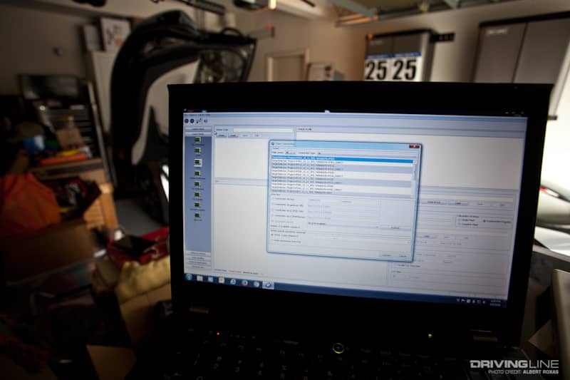 Laptop with the file browser open on it