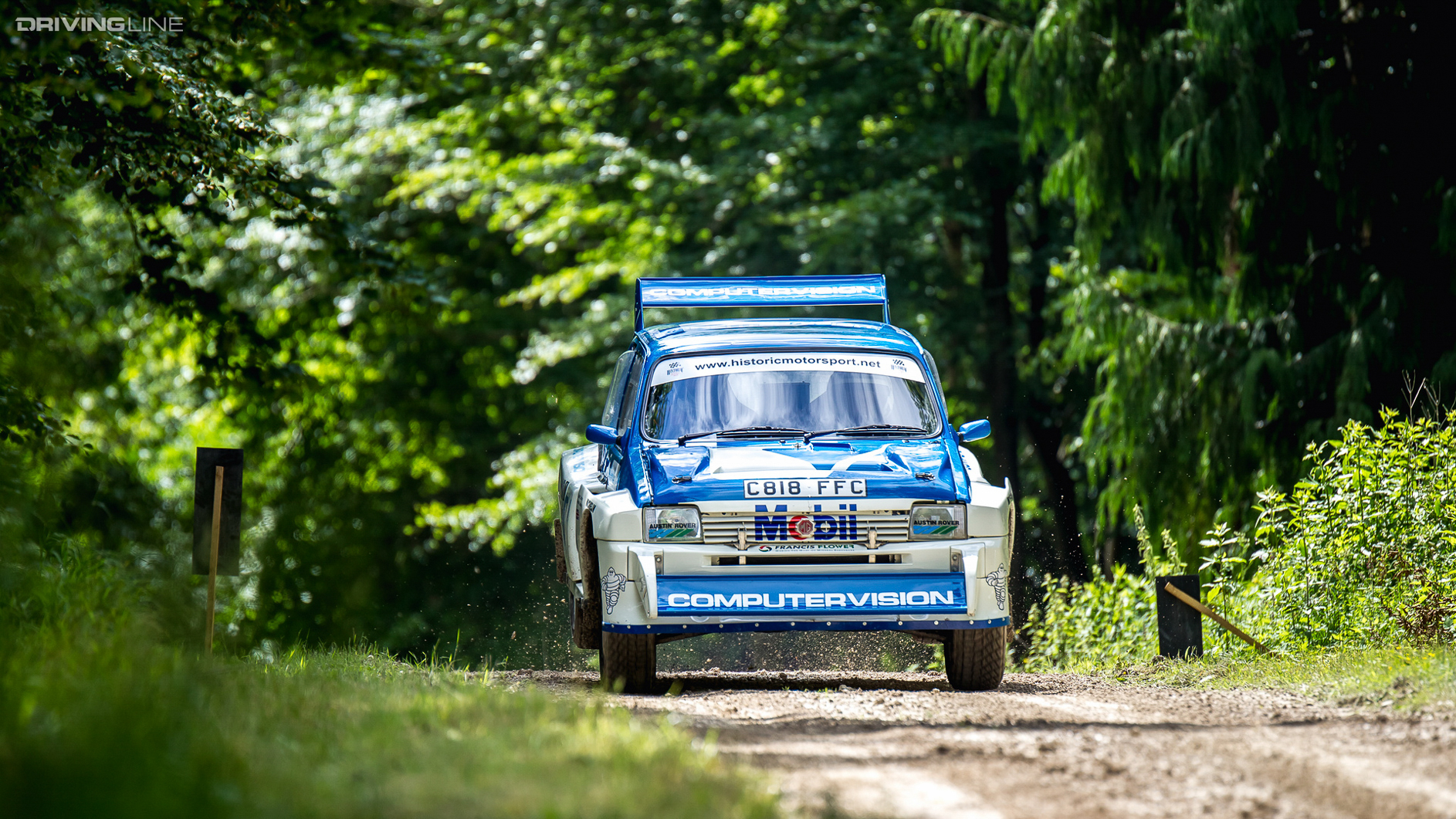 MG Metro 6R4 at Rally Stage