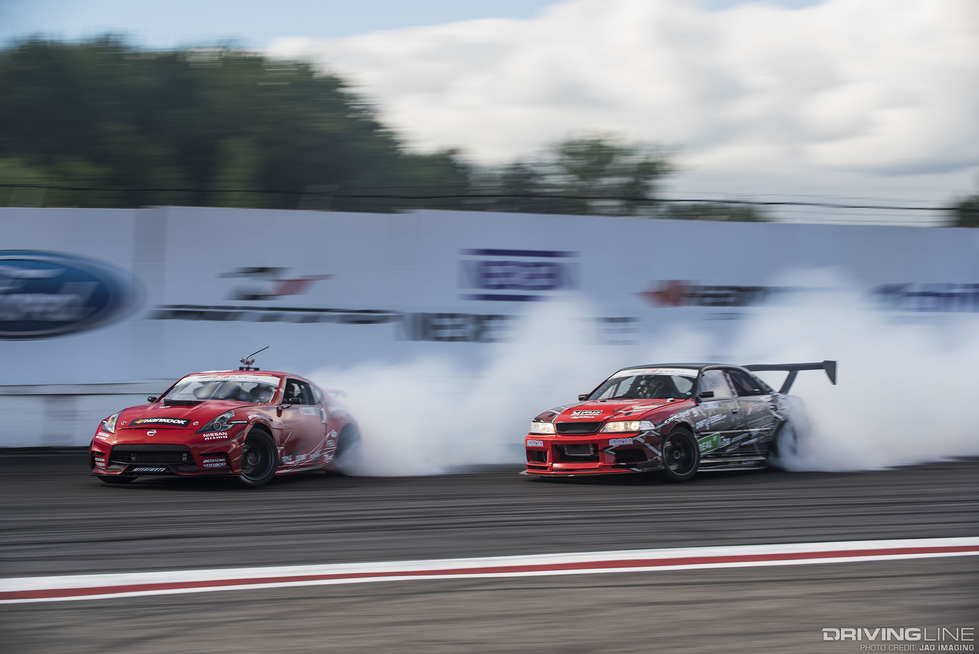 Formula Drift Round 5 Montreal - Andrew Gray vs Geof Stoneback - One More Time