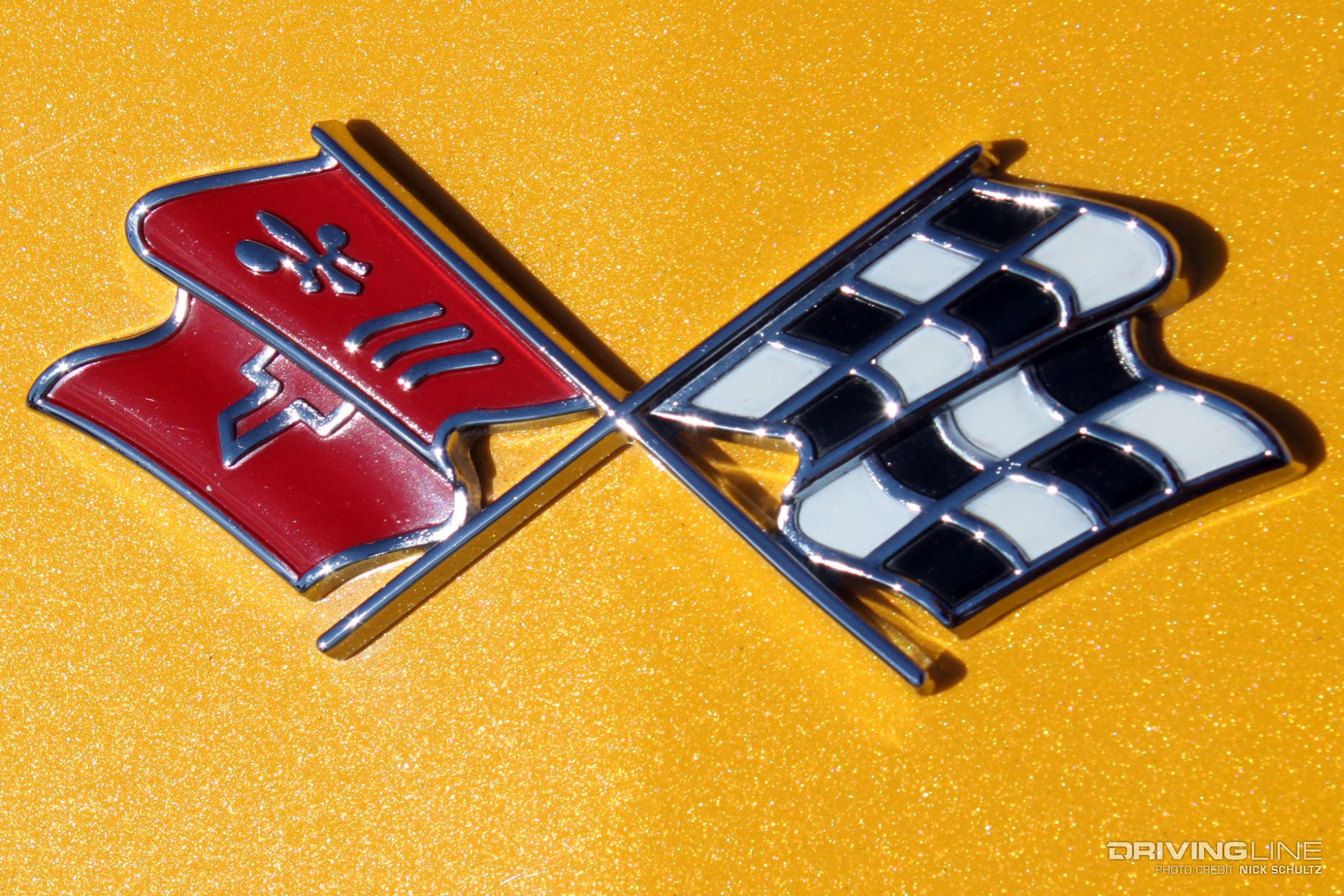 Yellow Metallic 1972 Corvette