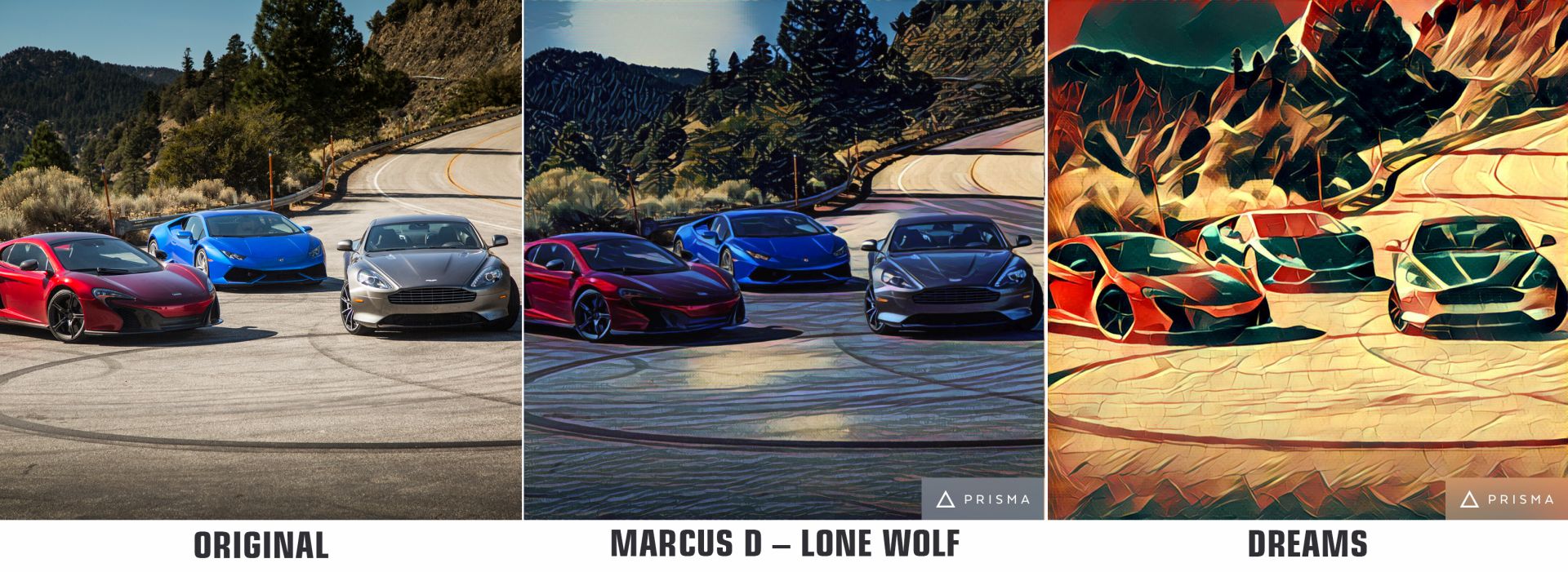 Prisma App Favorite Filters Car Photography