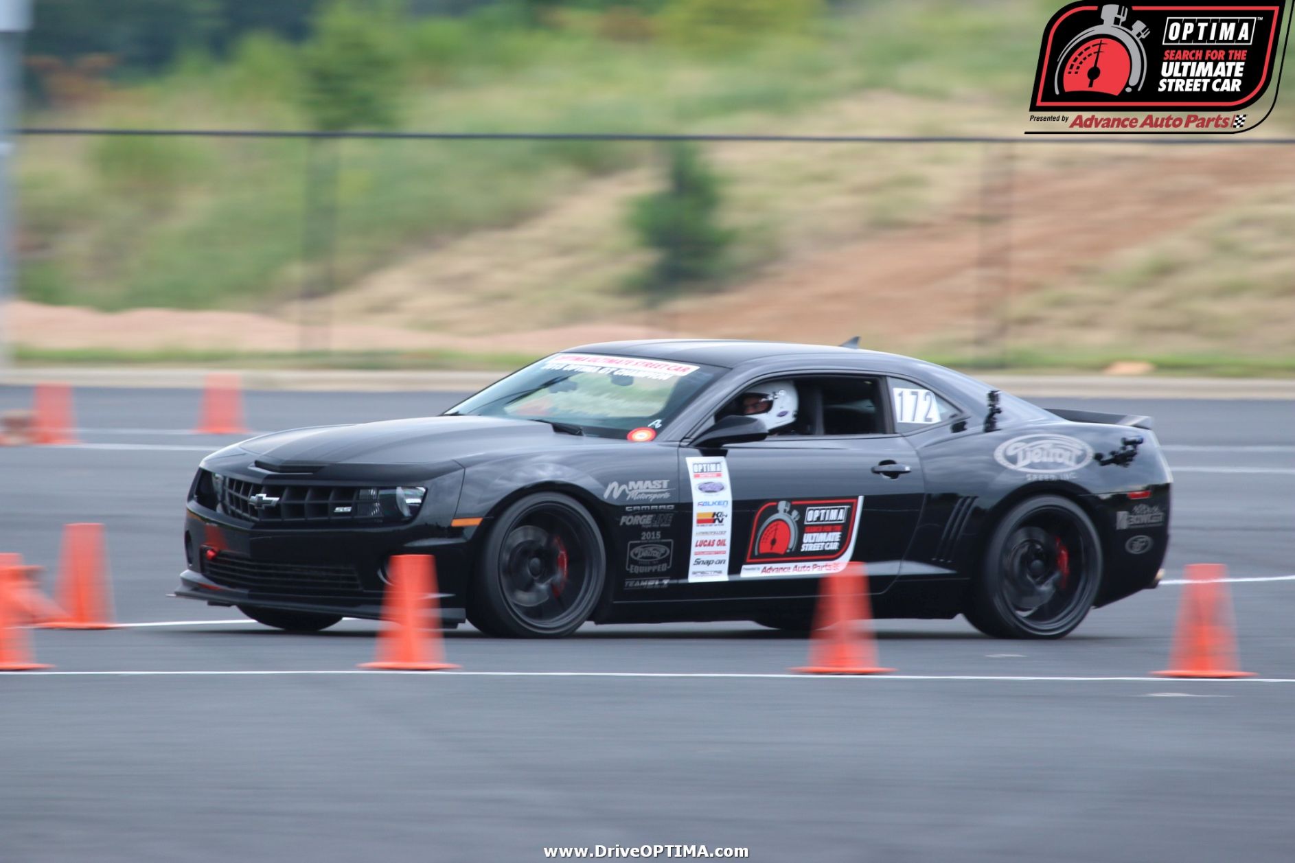 Bryan Johnson & 2013 Camaro at 2016 USCA Charlotte Motor Speedway
