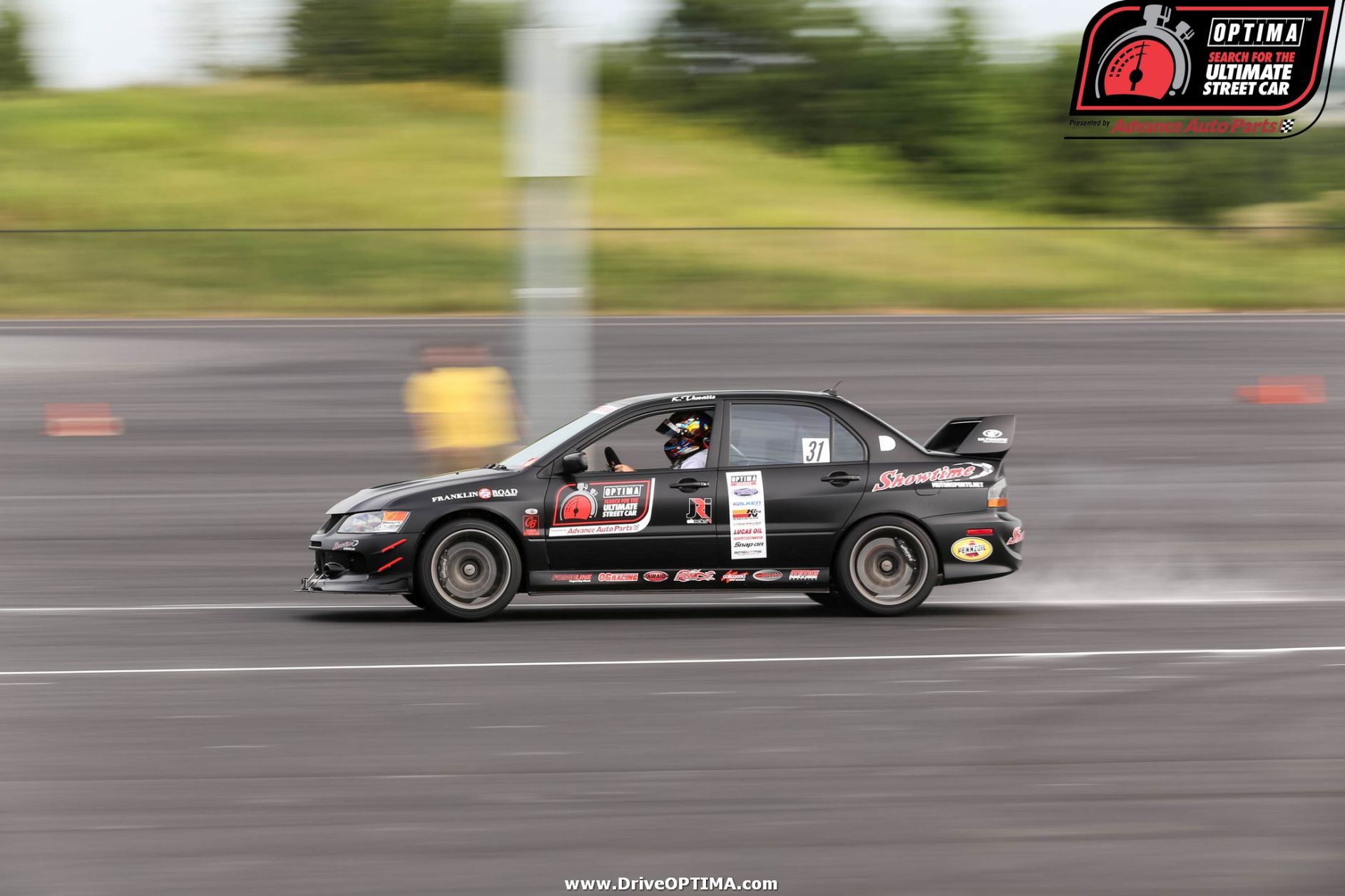 Ken Thwaits & 2007 Mistsubishi EVO at 2016 USCA Charlotte Motor Speedway