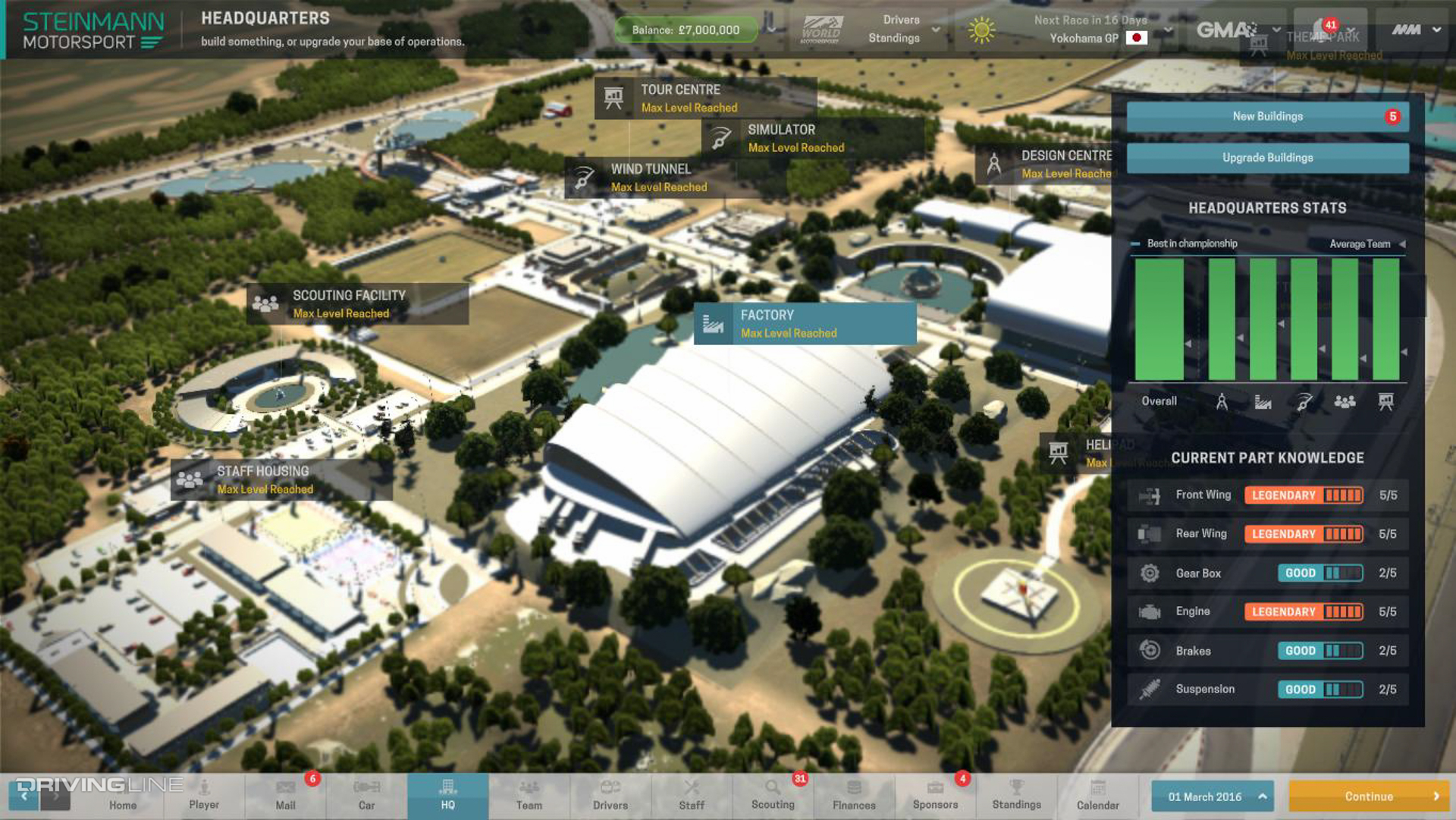 drivingline sega motorsport manager 07