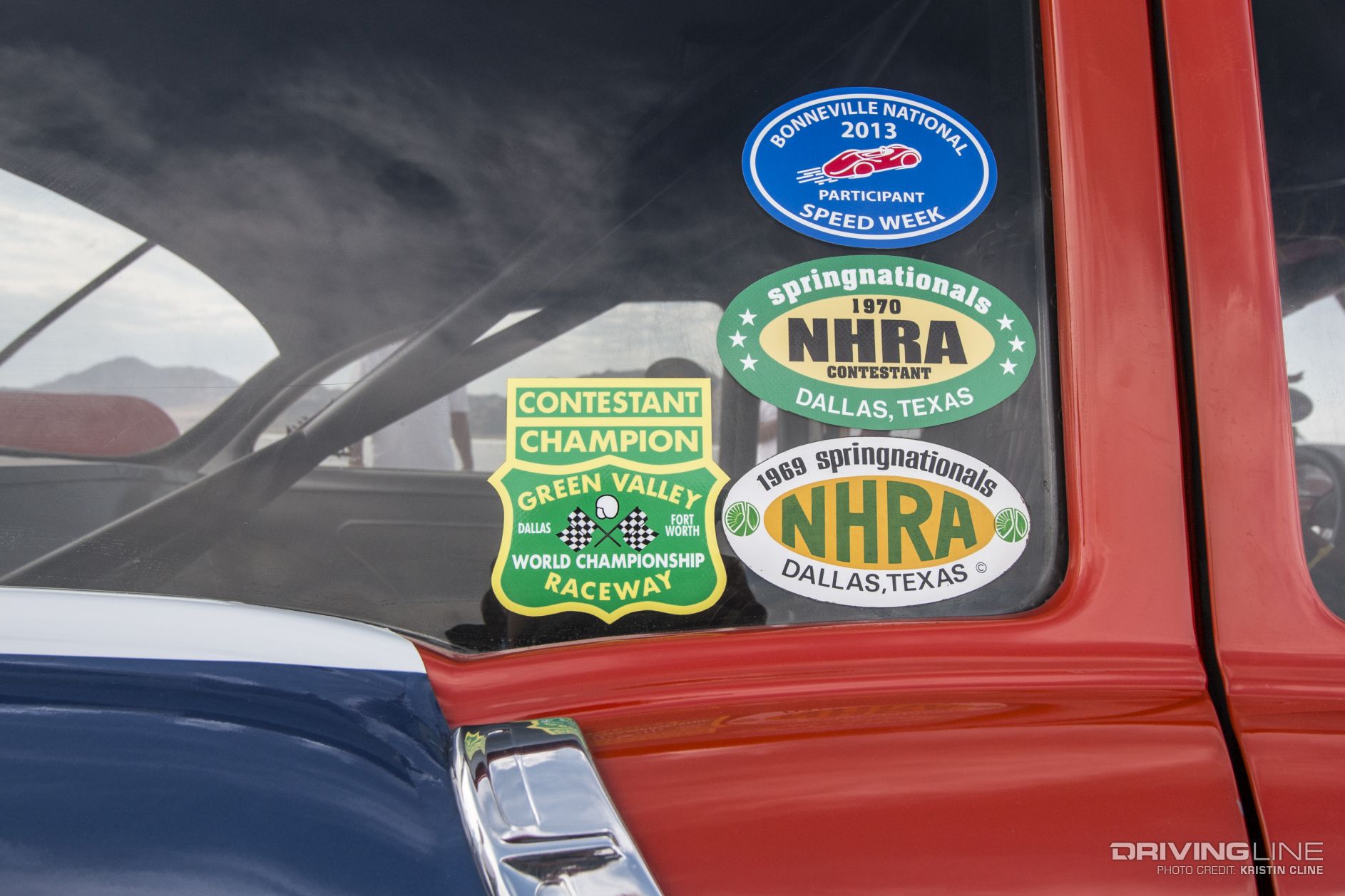 Speedweek 2016 - Tom Hurley 1957 Chevy land speed racer