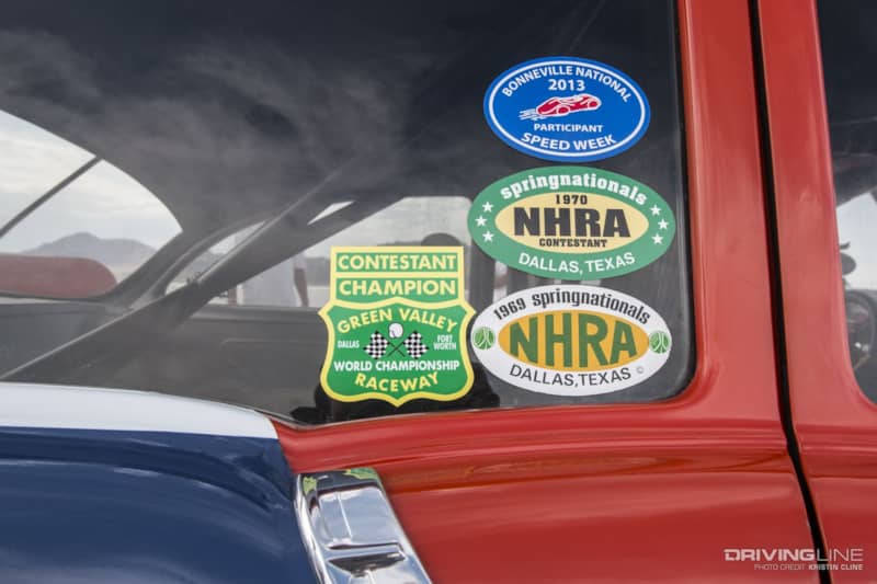 Speedweek 2016 - Tom Hurley 1957 Chevy land speed racer