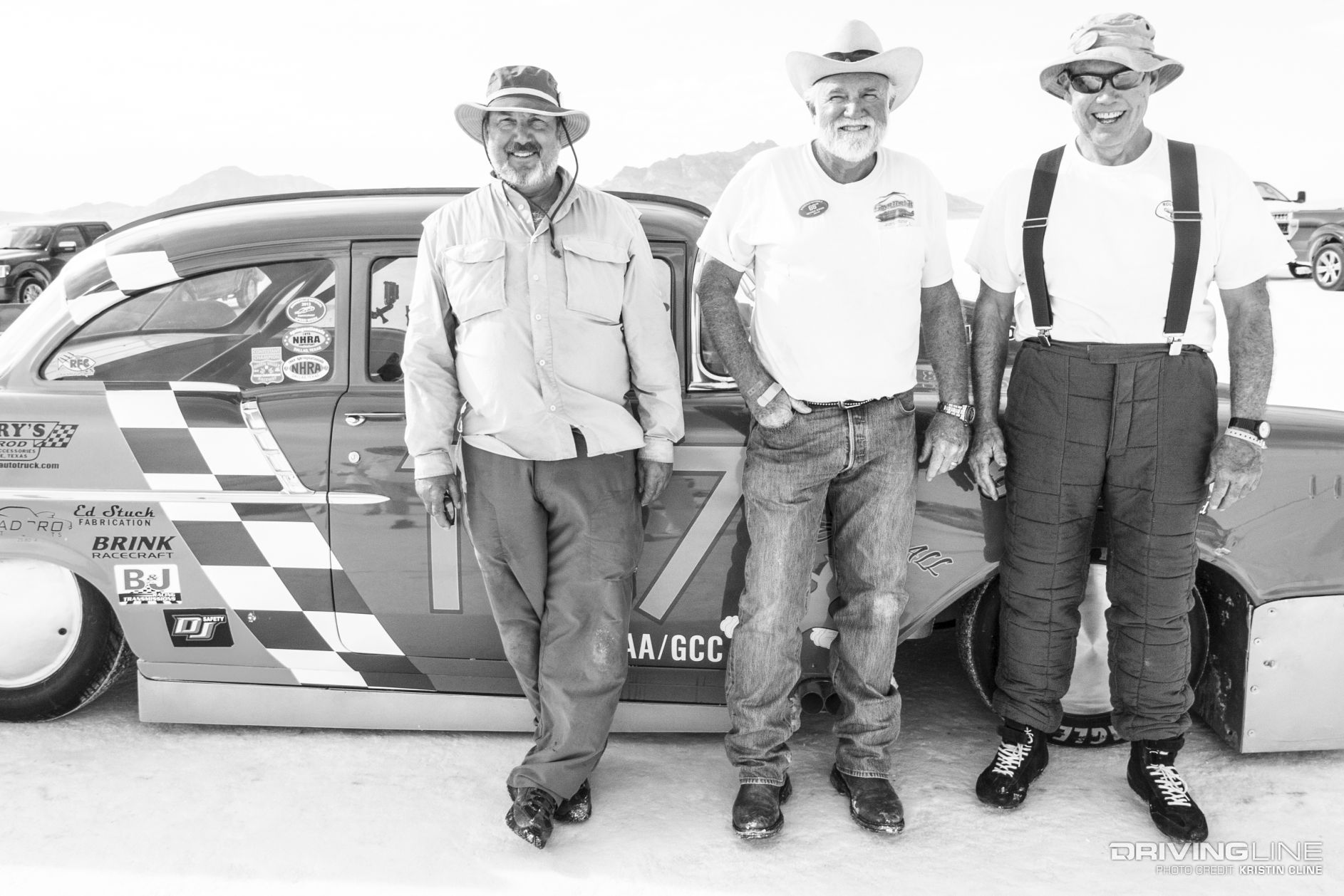 Speedweek 2016 - Tom Hurley 1957 Chevy land speed racer