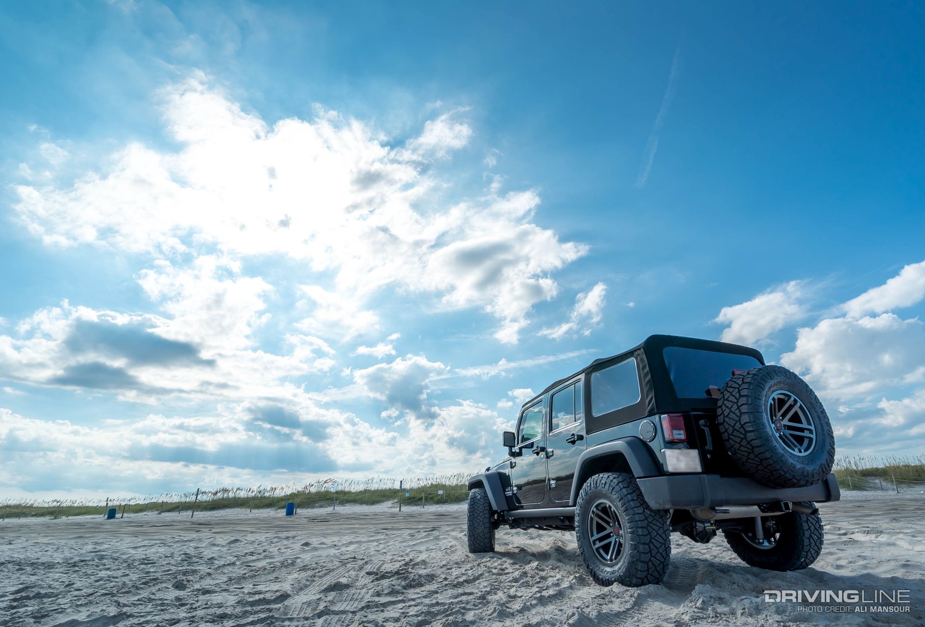 Rear of Jeep JK on NItto Ridge Grapplers