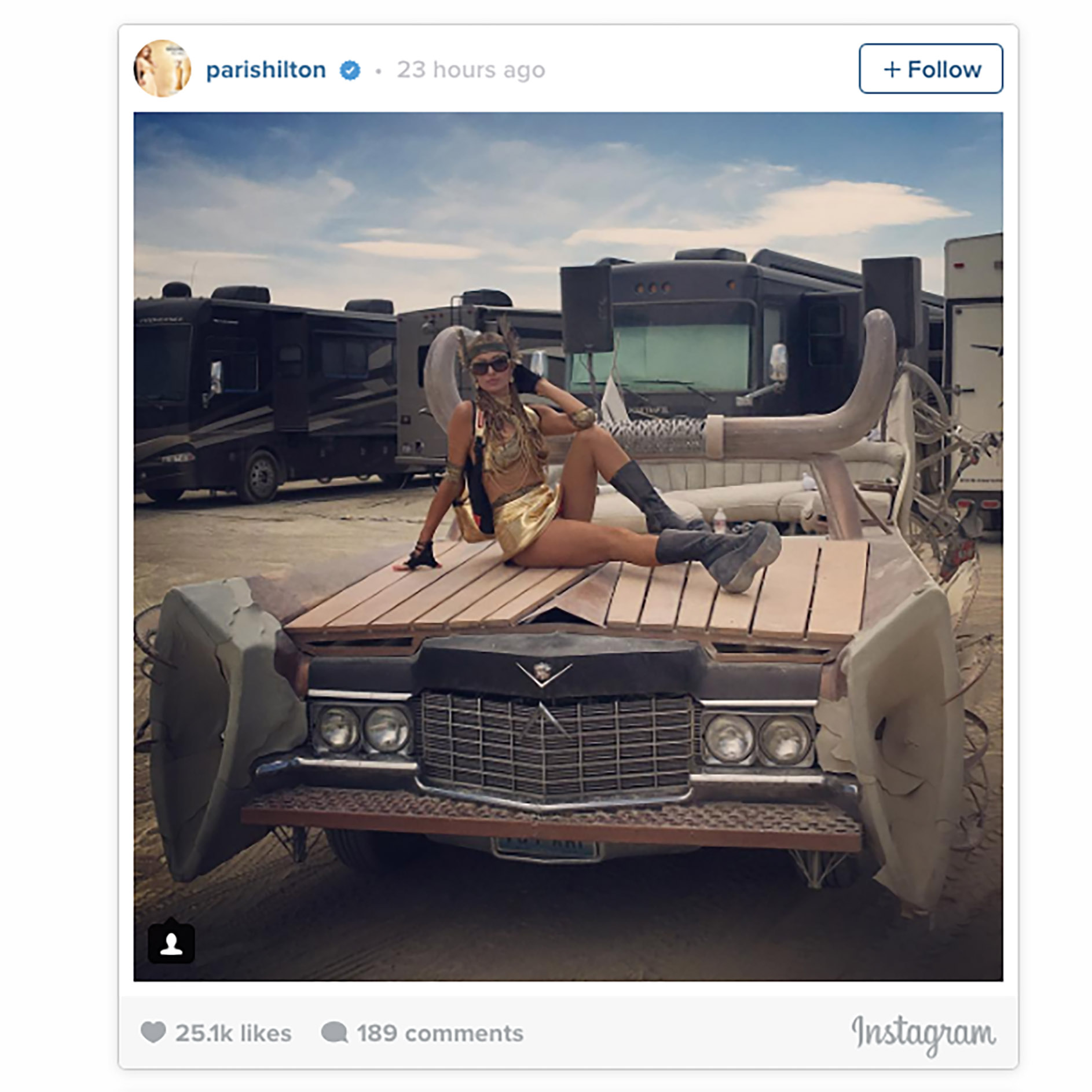 Burning Man 2016 Vehicles - Paris Hilton