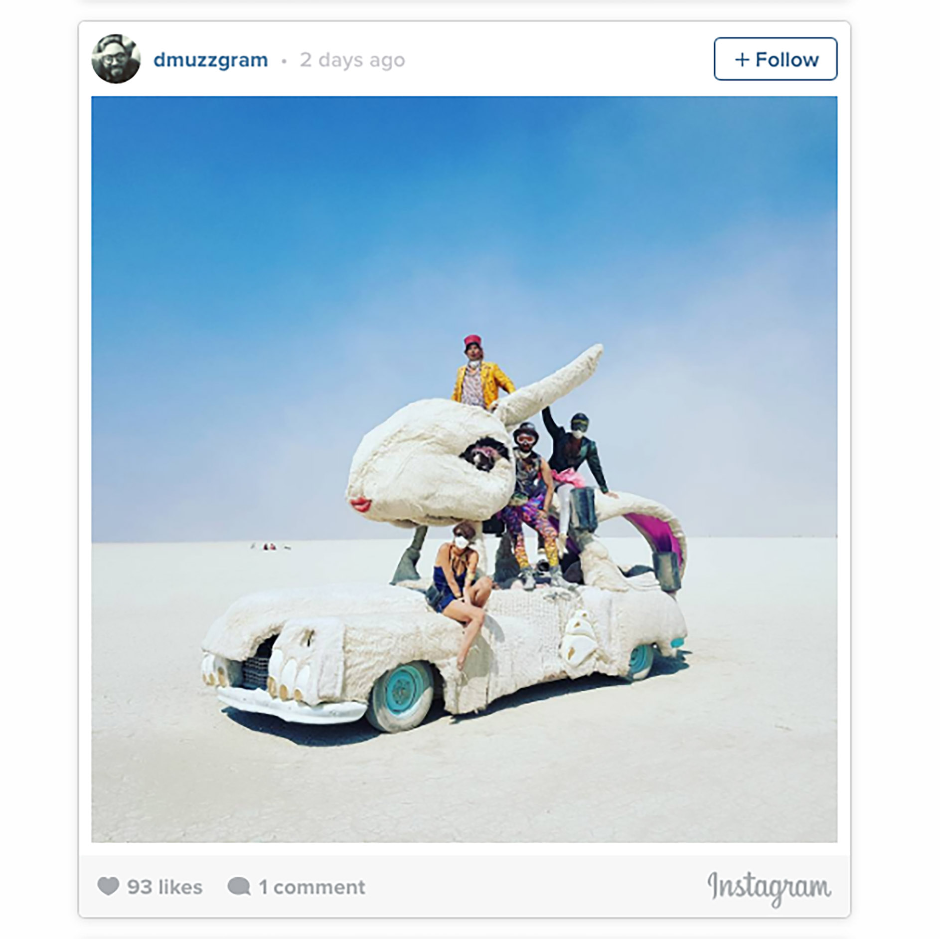 Burning Man 2016 Vehicles - Bunny