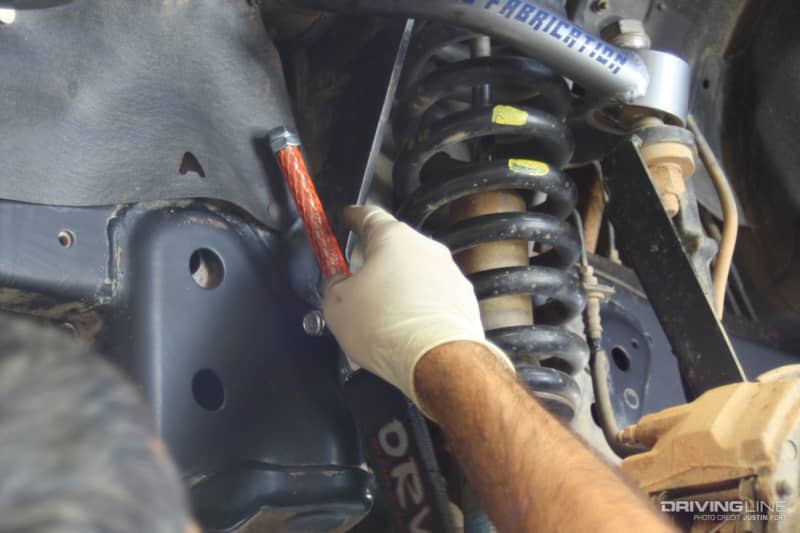 005-limit-straps-ORW-IFS-4Runner-test-fit-clevis-install-Total-Chaos