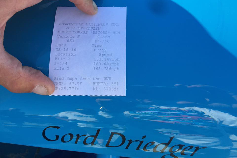 Timeslip - Speedweek Land Speed Racing - Gord Driedger