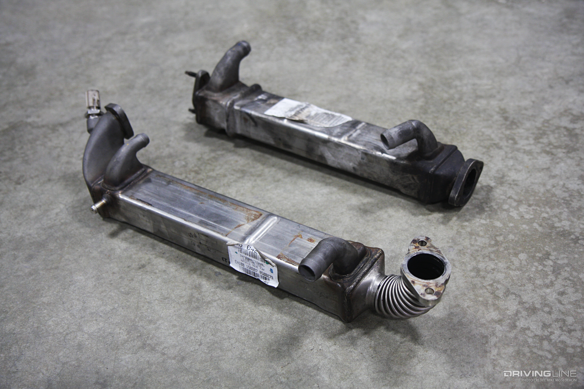 dual EGR coolers for 2008 6.4L Power Stroke