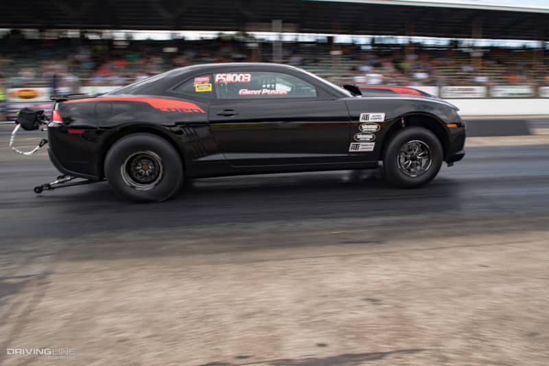 Glenn Pushis black 2013 Camaro at Holley LS Fest
