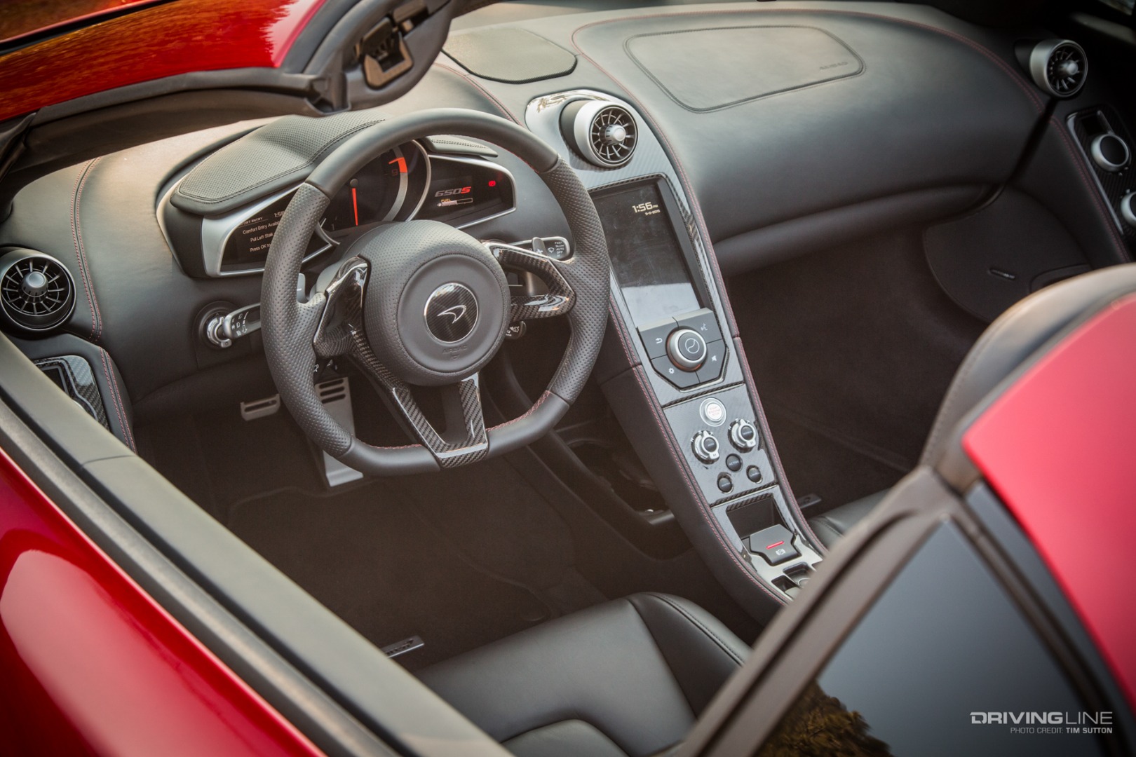 McLaren steering wheel