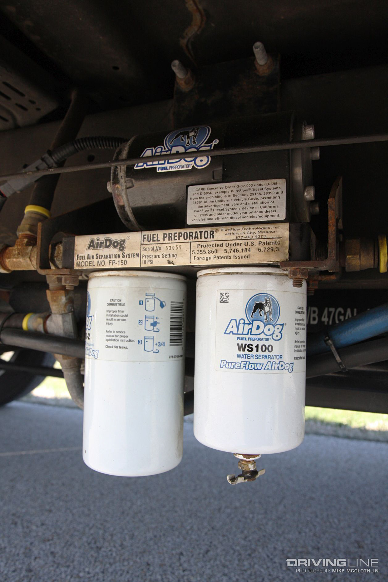 150-gph AirDog lift pump system
