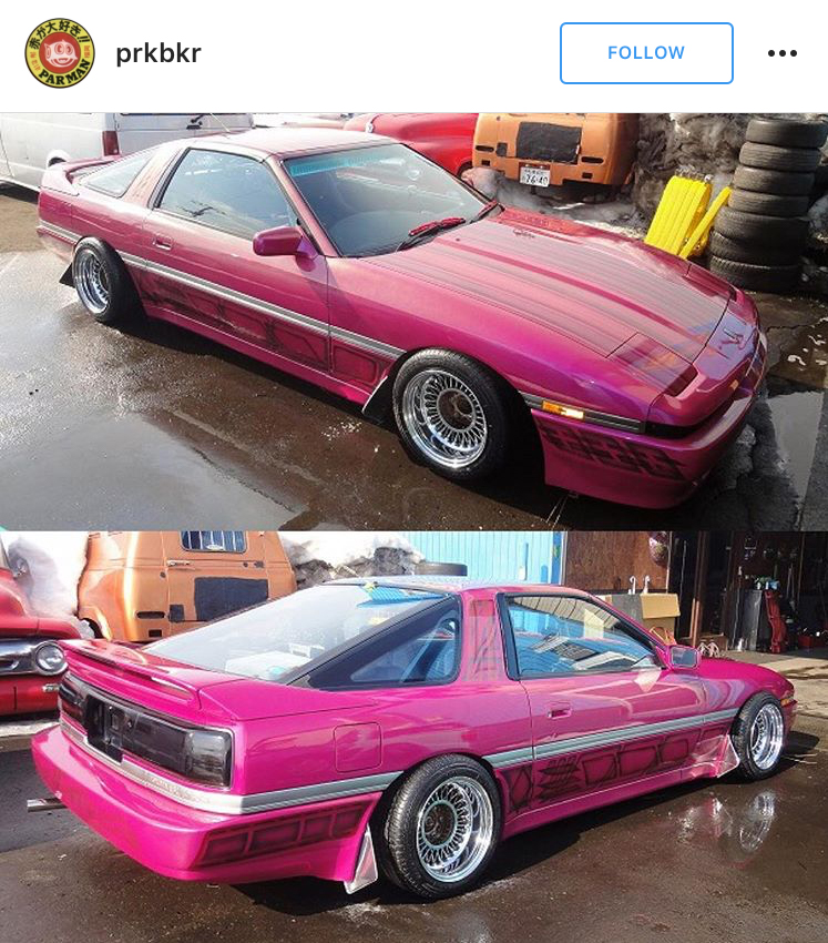 magenta slammed Supra