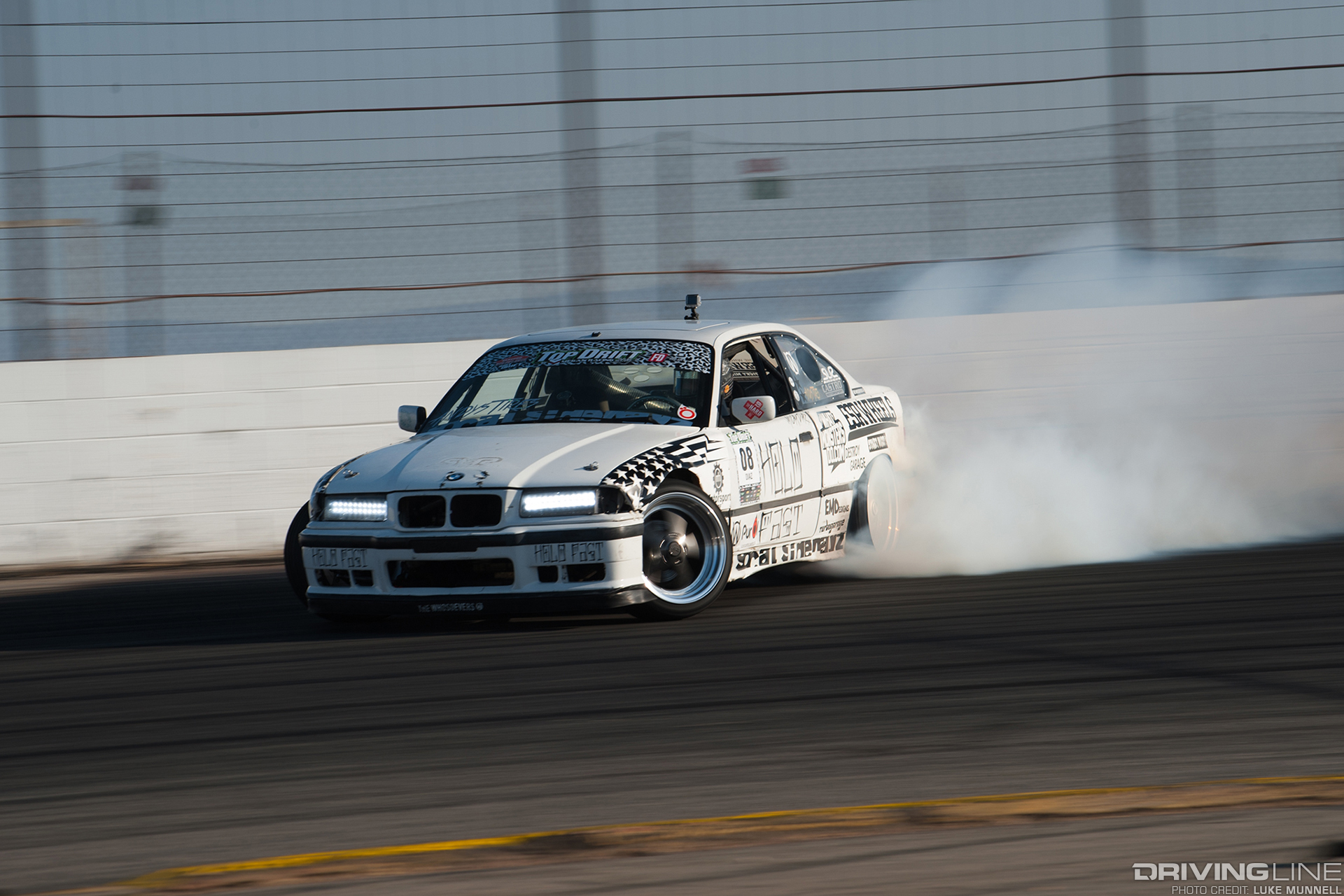 Micah Diaz in his E36 BMW