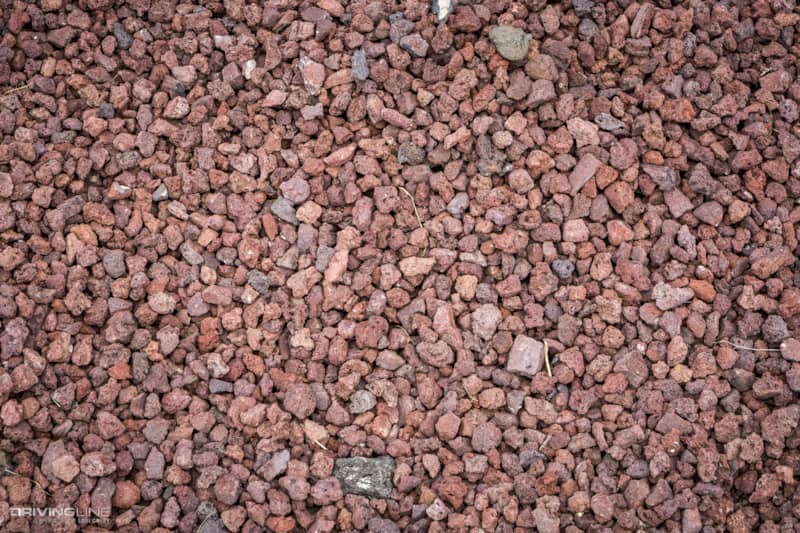 scoria on Aiken Mine Trail