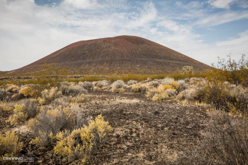 cinder cone on Aiken Mine Trail