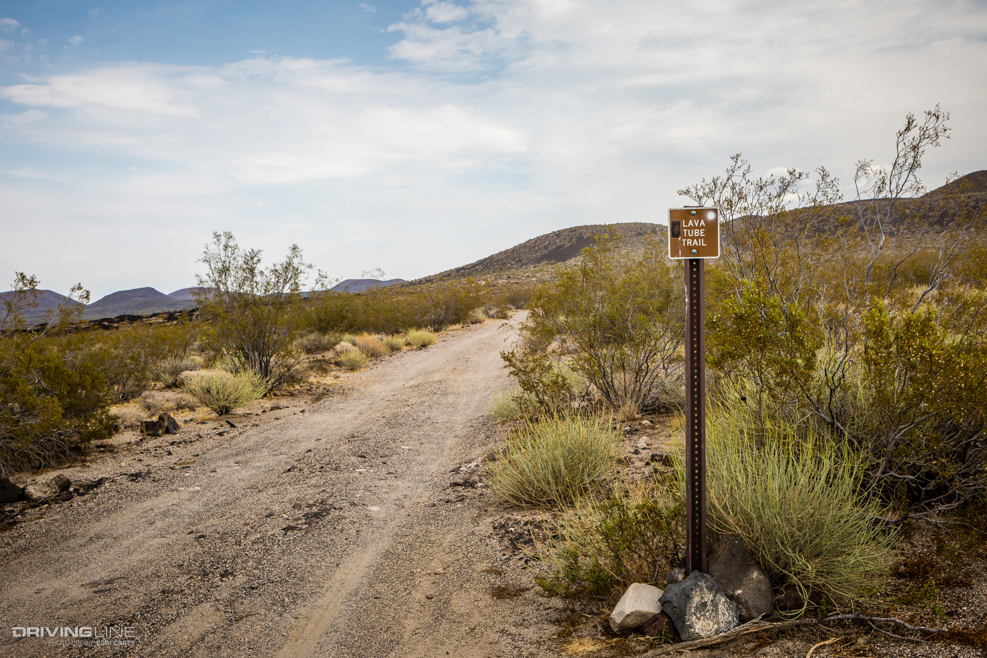 Lava Tube Trail sign