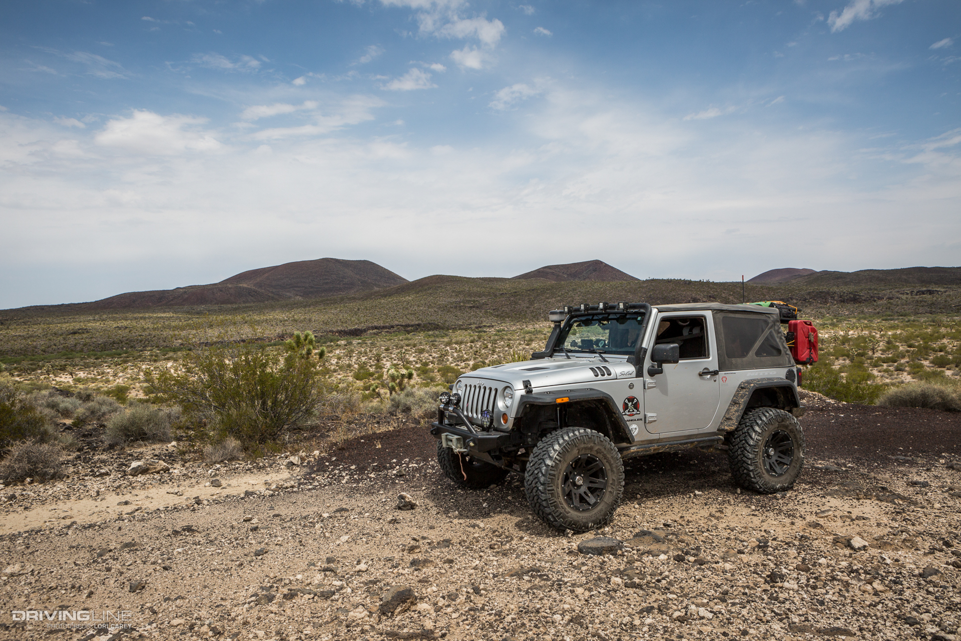 Jeep Wrangler on Aiken Mine Trail