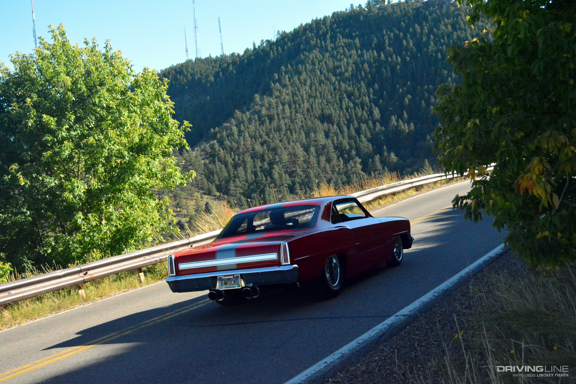 1967 Nova driving mountain roads - John Backes
