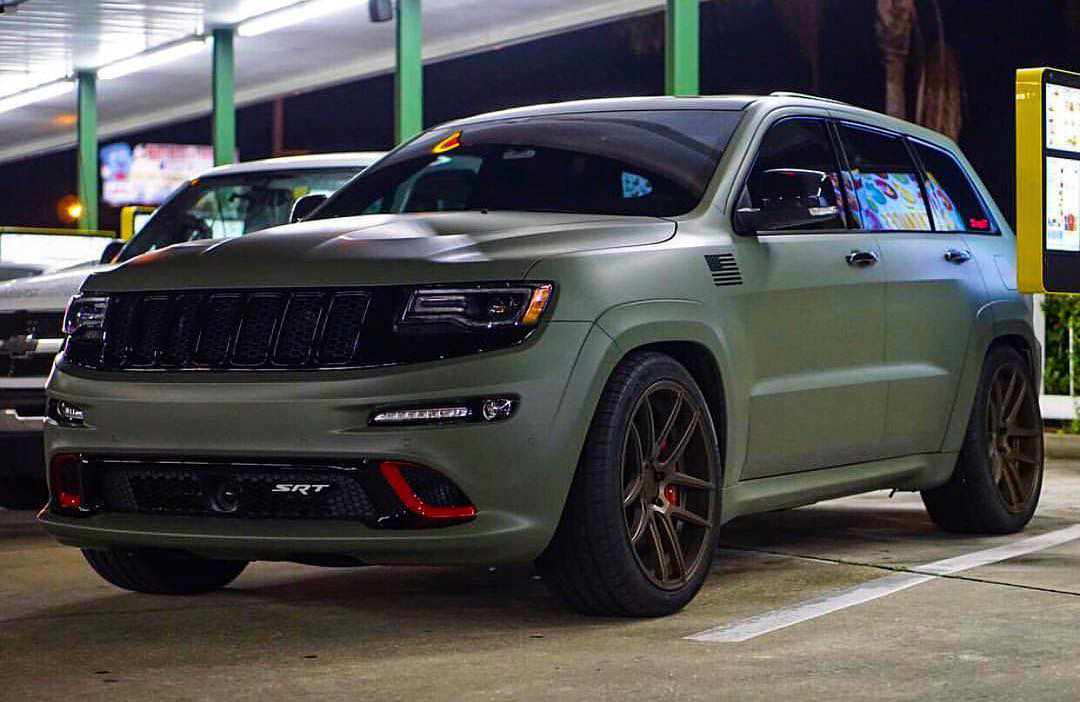Ali's pick - OD Green SRT Grand Cherokee
