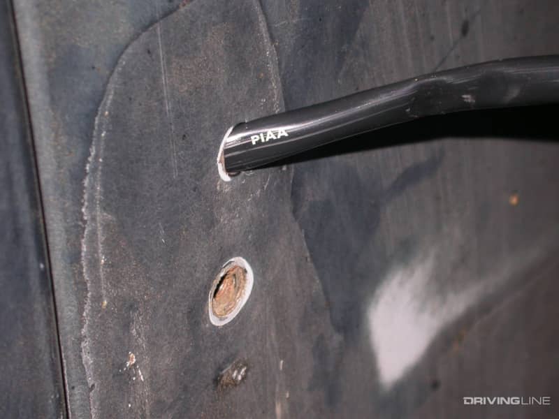 power wiring route roof