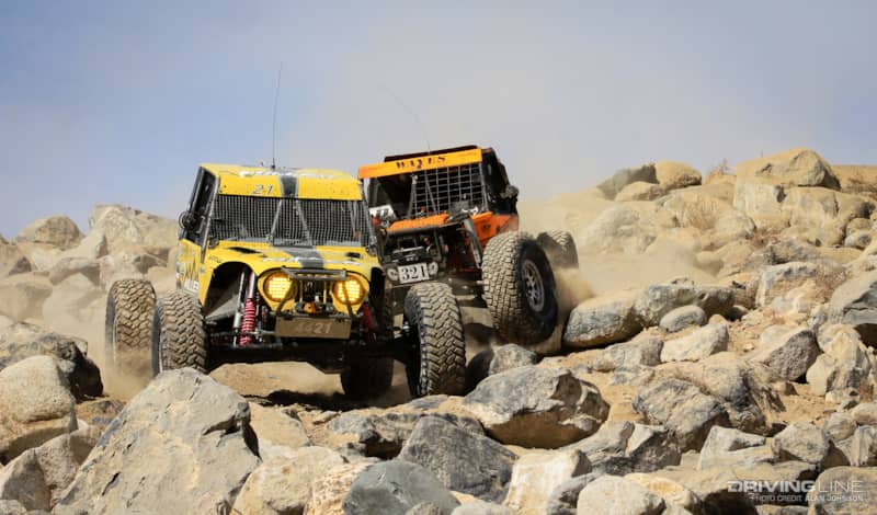 Erik Miller and Tom Wayes at Ultra4 National Championships 2016