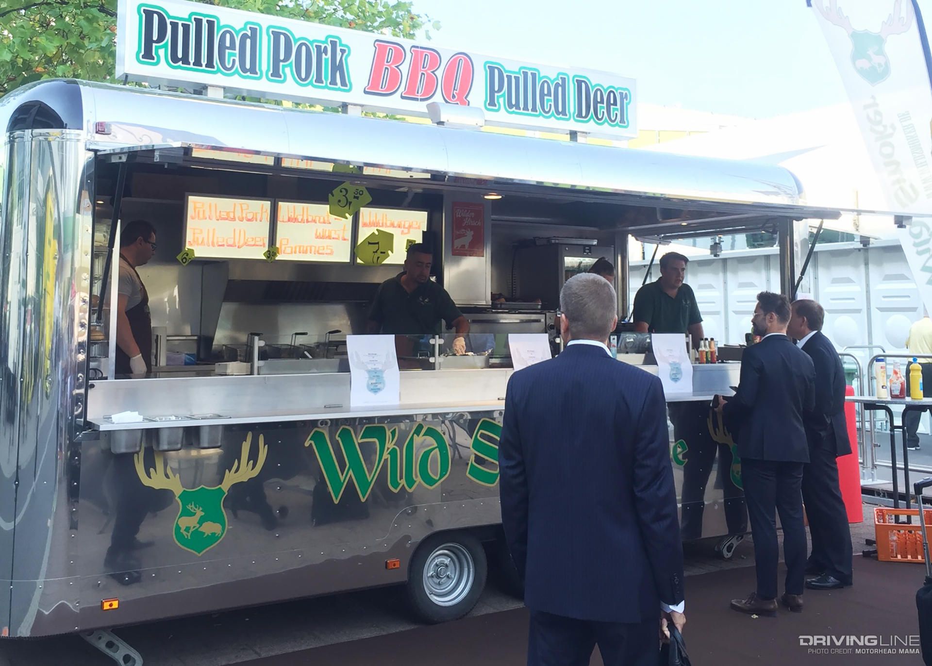 Automechanika German Food Truck Pulled Deer