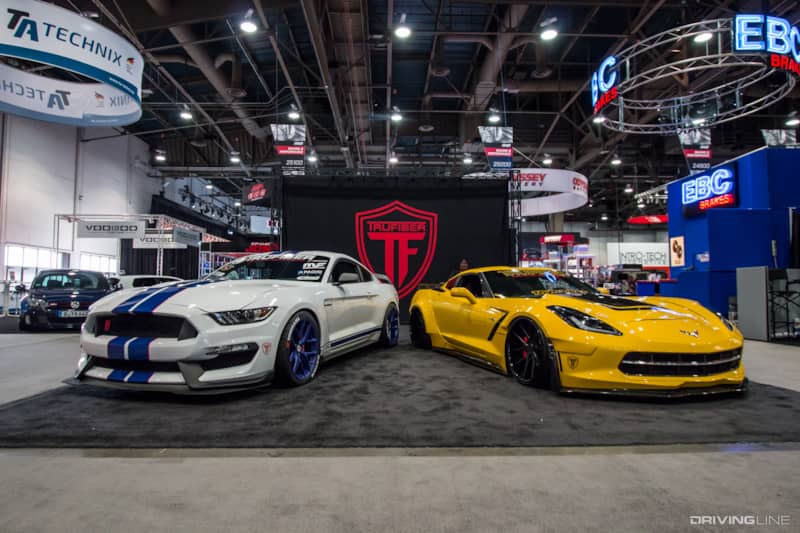 Trufiber - Corvette vs Mustang - SEMA 2016