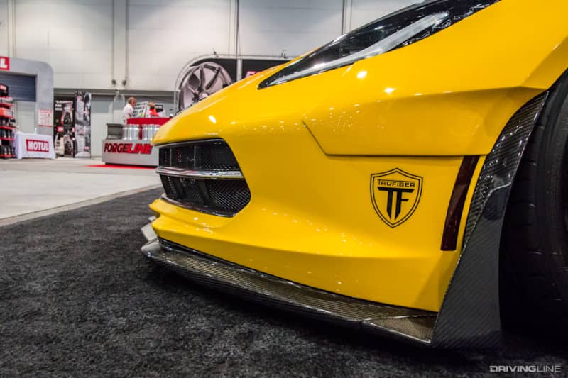 Trufiber - Corvette vs Mustang - SEMA 2016