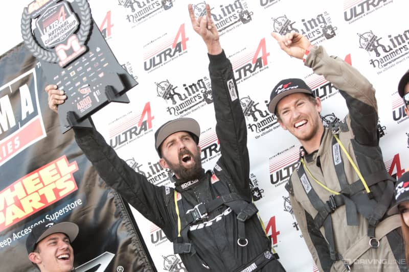 Rick Waterbury Podium at 2016 Ultra4 National Championships