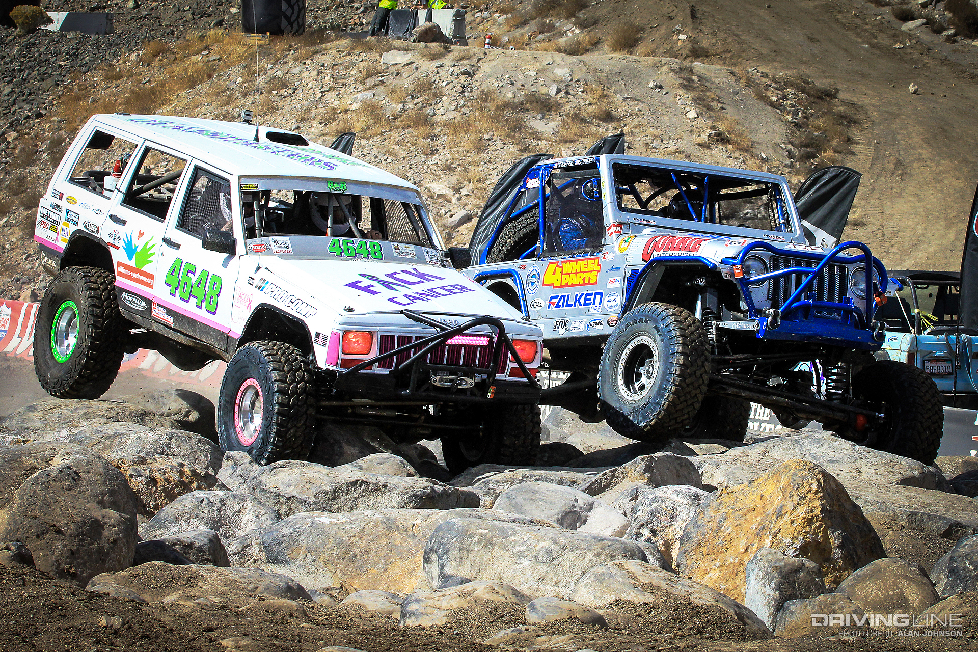 Brian Behrend and Ben Varozza at 2016 Ultra4 National Championships
