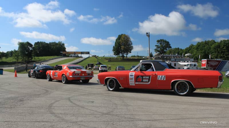 Competing in USCA at Road America