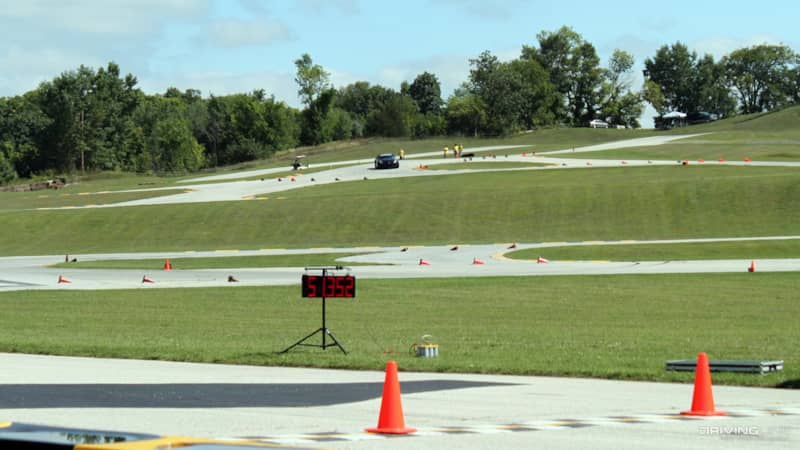 Competing in USCA at Road America