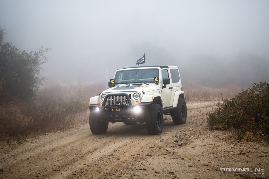 Foggy Jeep