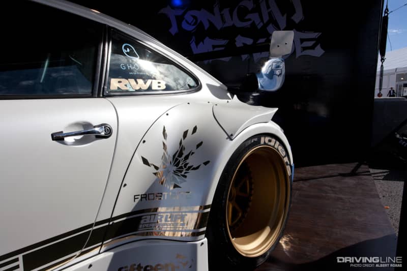 RWB on porsche rear wheel