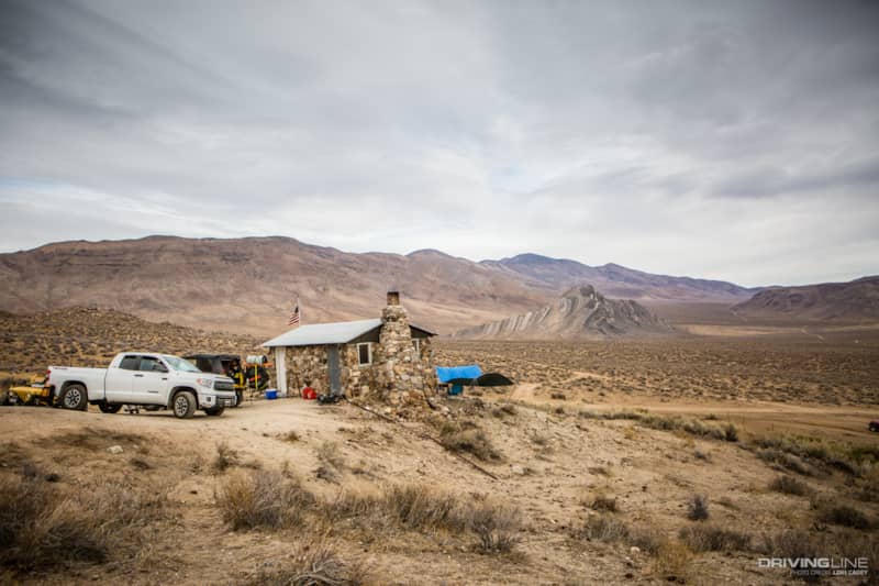 Cal4Wheel Pamanint Valley Trail Review Geologist's Cabin