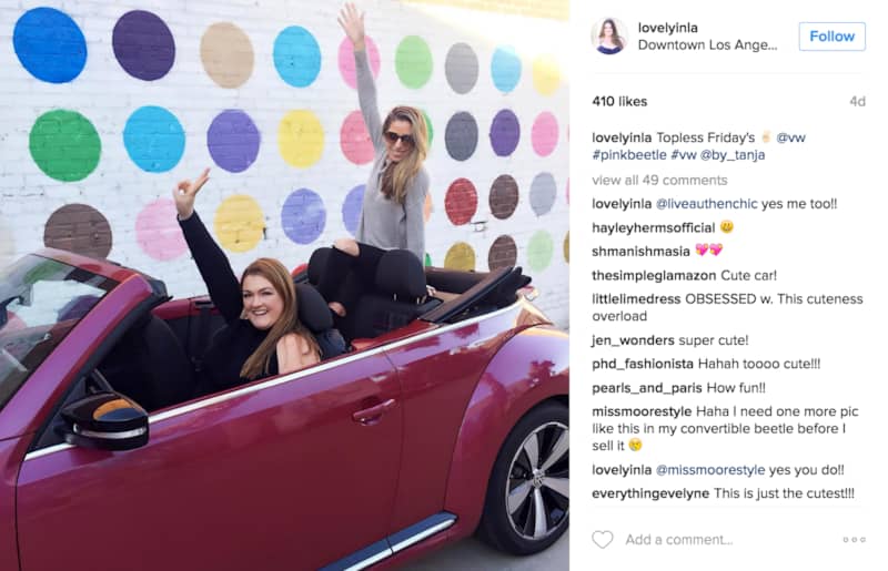 @lovelyinla #pinkbeetle ig