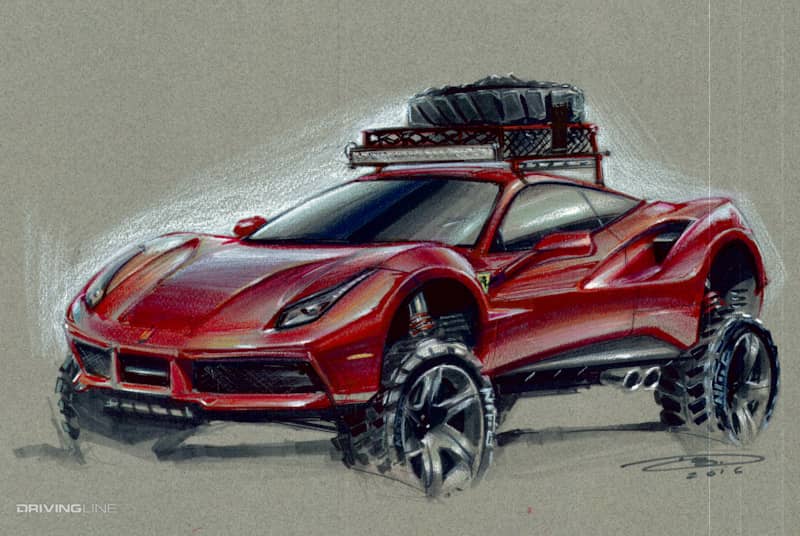 Ferrari Re-Imagined