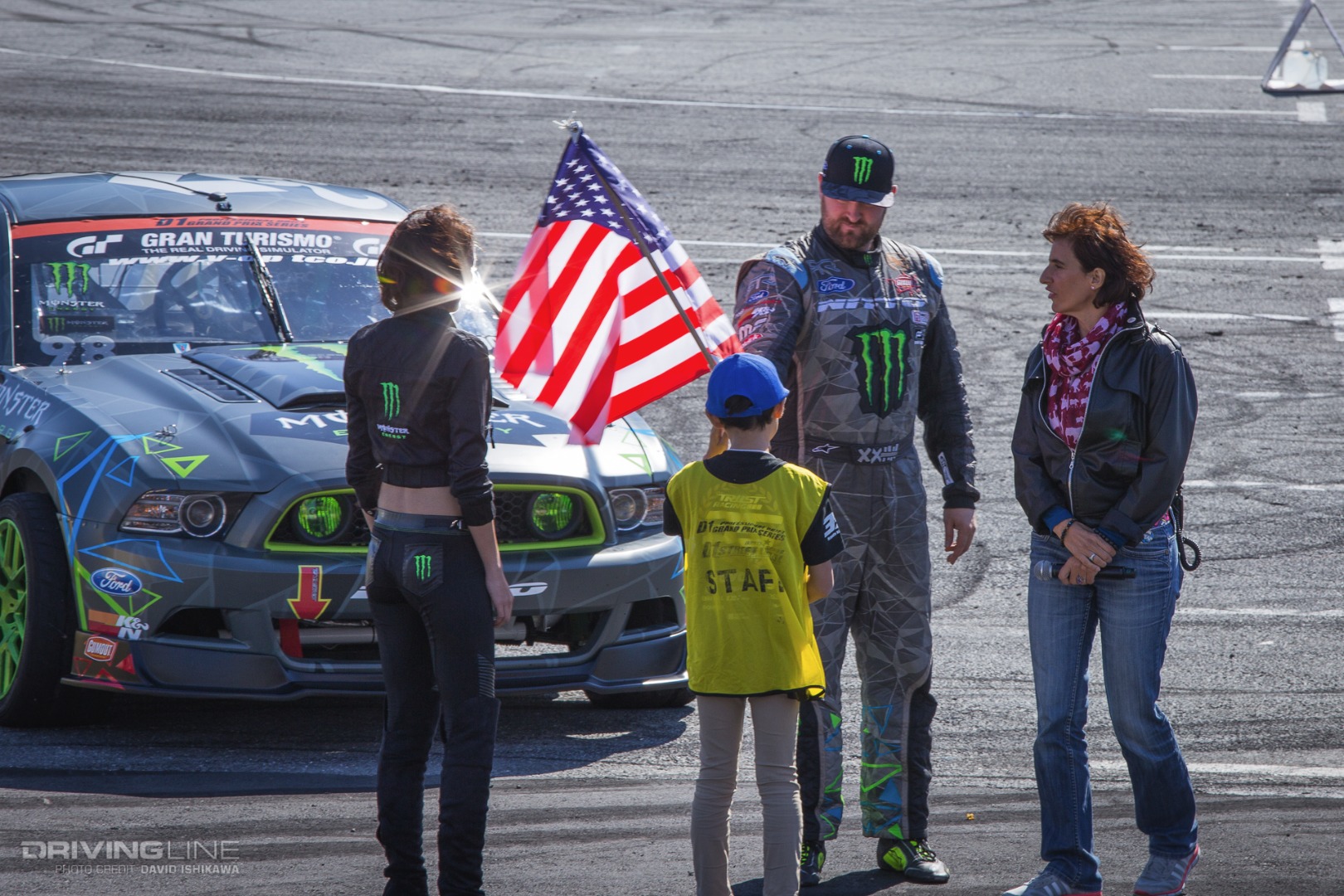 Vaughn Gittin Jr. at D1GP Odaiba
