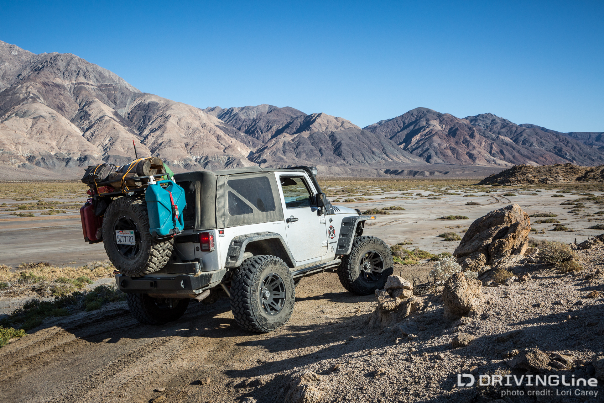 Jeep Wrangler, Panamint Dry Lake
