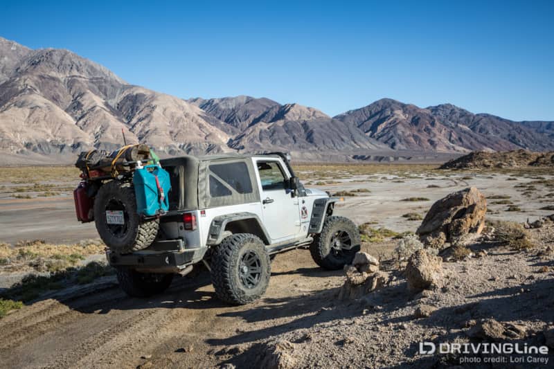 Jeep Wrangler, Panamint Dry Lake