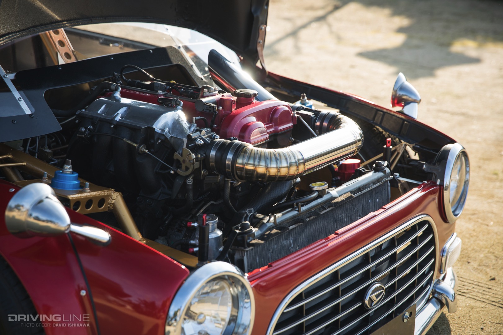 Yamamoto Works Daihatsu Mira Gino: Roadster Engine