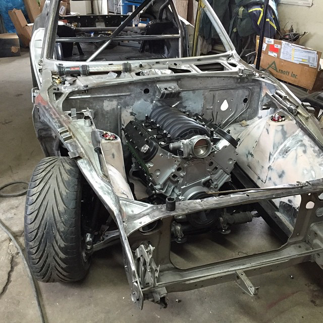 '74 Datsun stripped chassis
