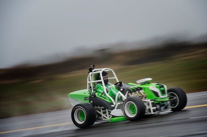 LS-powered lawnmower 134 mph